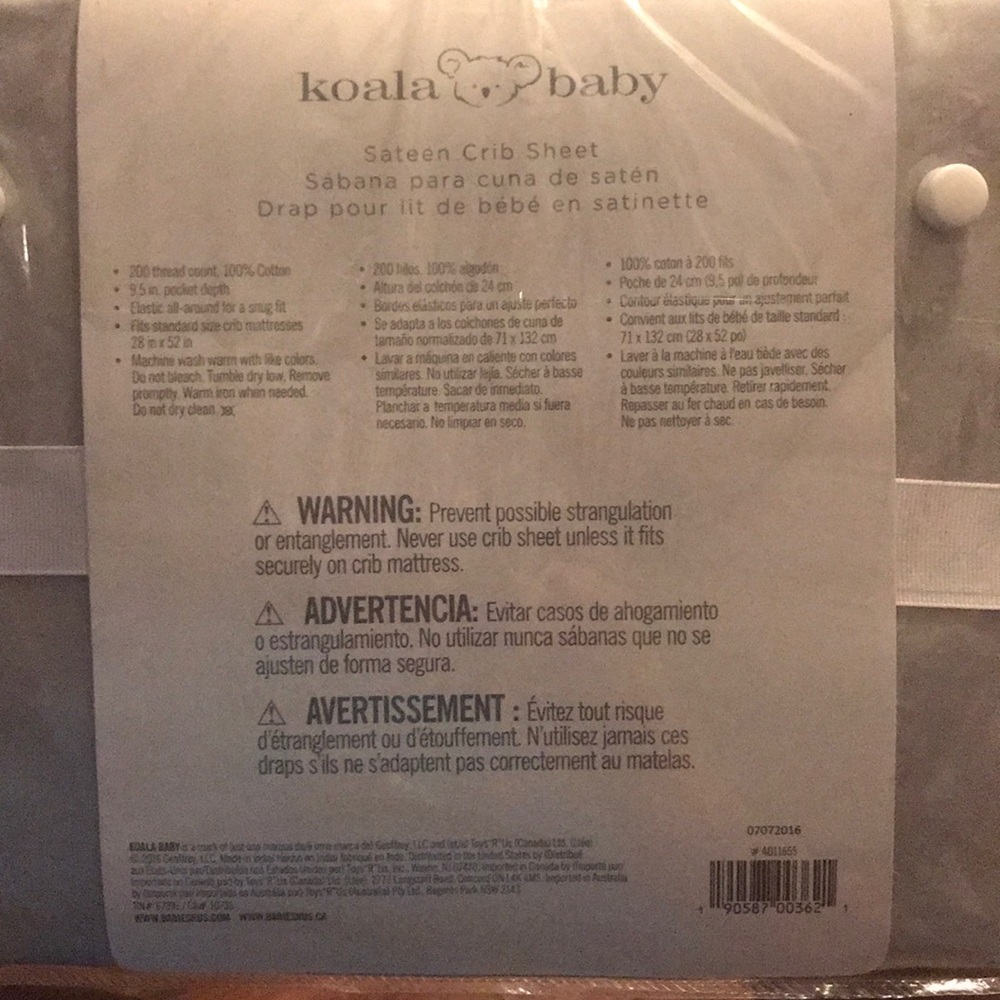 Crib sheets - Picture 3 of 4